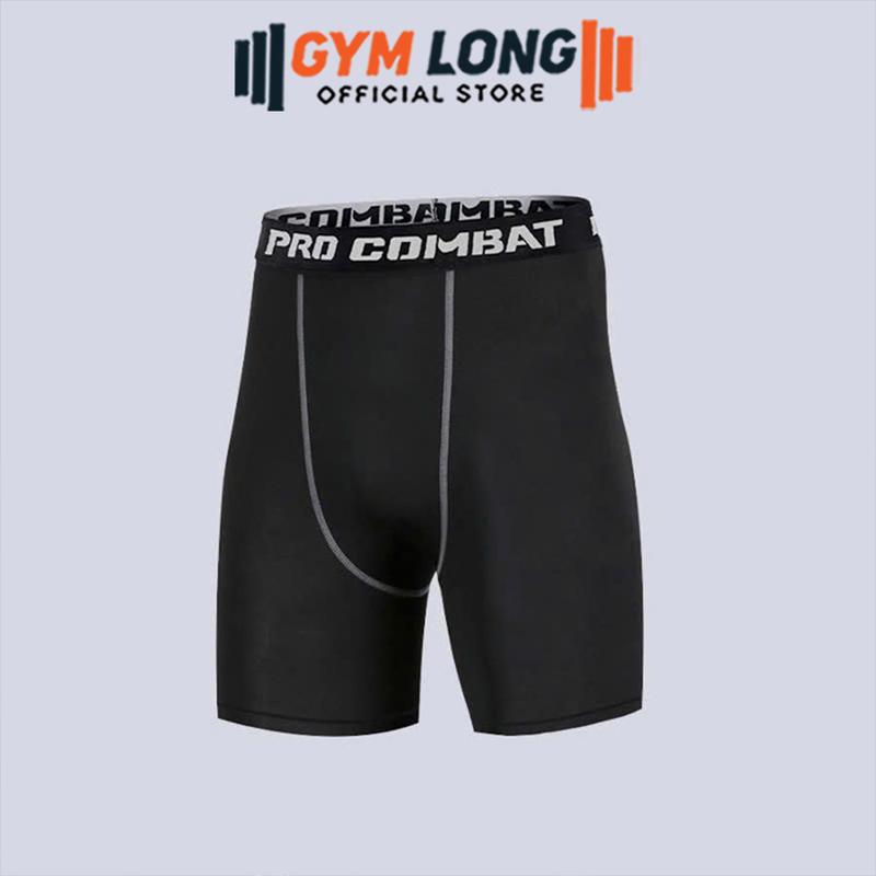Quần Giữ Nhiệt Quần Đùi 1 2 Nam Màu Đen Chuyên Tập Gym Chạy Bộ Đá Bóng YINGHU
