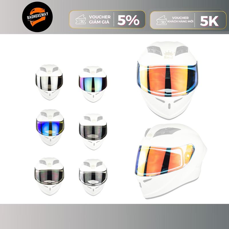 Kính Thay Thế Mũ Bảo Hiểm Fullface Royal M138B, M138, M266, ROC 05, ROC 03 nhiều màu Helmet