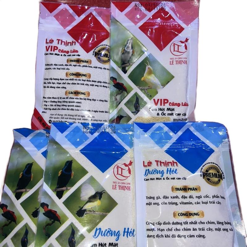  Combo 3 Dưỡng Hót +2 VIP cám Lê Thịnh thức ăn chim hút mật và ốc mít 