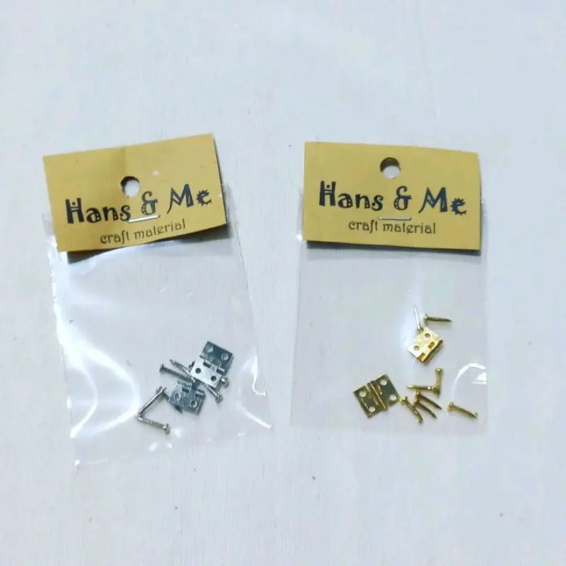 Miniatur Engsel Pintu 8*10mm (per kantong)
