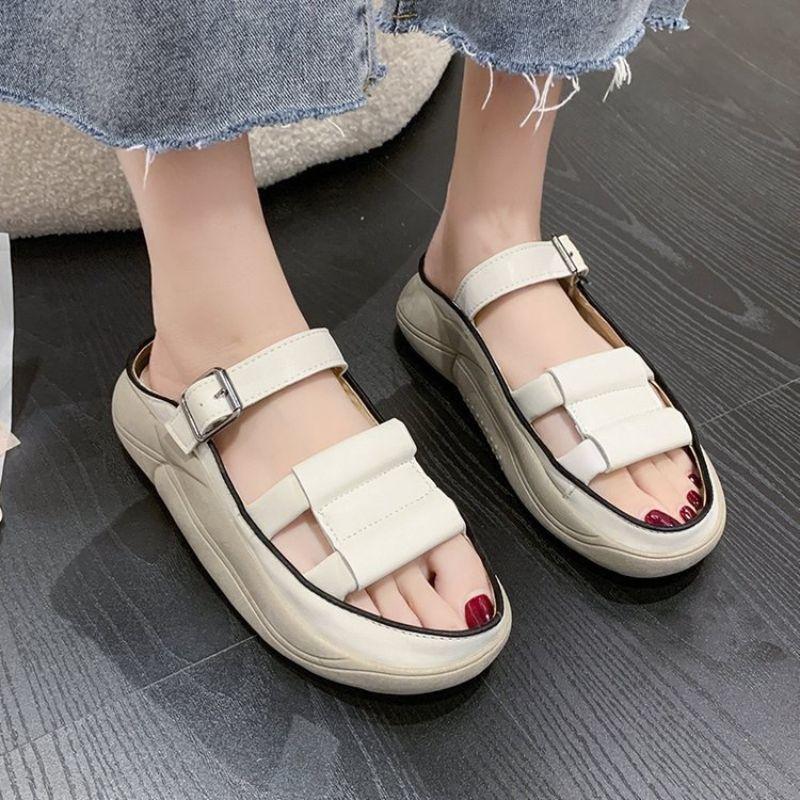 5501 sandal wedges wanita import korea 3