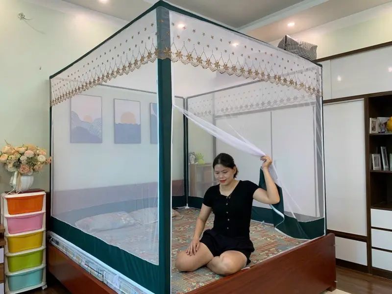 Màn Khung Vuông Không Khoan Tường - Mẫu Mới Nhất Hiện Nay - Bảo Hành 12 Tháng 6