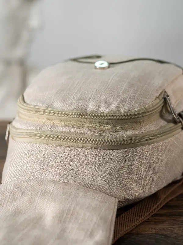 Boho Style Embroidered Backpack, Bohemian Vintage Style Multi-compartment Backpack, Fashionable Backpack for Women & Men 5