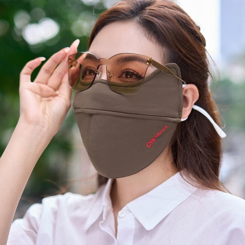 [BÁN LẺ 1C] KHẨU TRANG NỮ 3 LỚP  - Chống nắng, Chống UV, Lọc không khí, Ngăn bụi mịn Phụ Kiện Accessories, Women Che Mặt 7