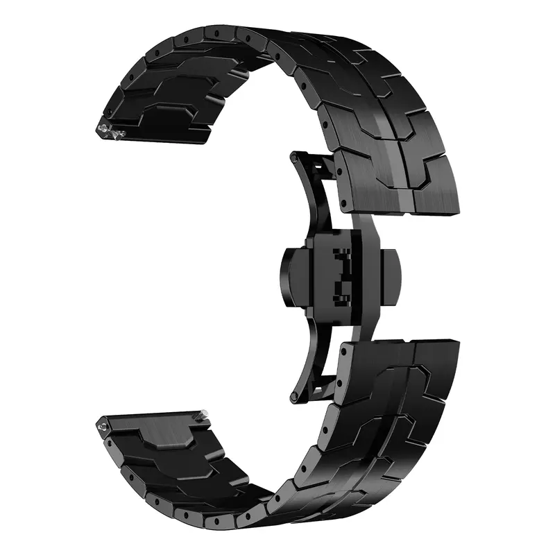 Dây đeo bằng thép không gỉ, Thiết kế sang trọng, Tương thích với Galaxy Watch 7, 6, 5, 4, 40, 44mm, 20mm, 22mm, Amazfit GTR 4, 3 / 3 Pro, 2, 2e, Dây đeo đồng Đồng Hồ nam, Thích hợp cho HUAWEI Watch GT4, 3, 2, Pro 46mm 7