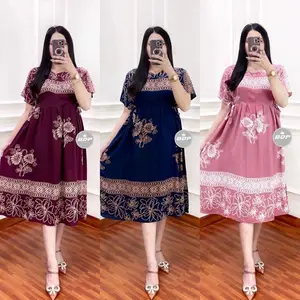 DASTER chibi LUNA VIRAL (JUMBO)-daster wanita- daster seksi-daster Rayon Busui Nyaman Dress Bumil