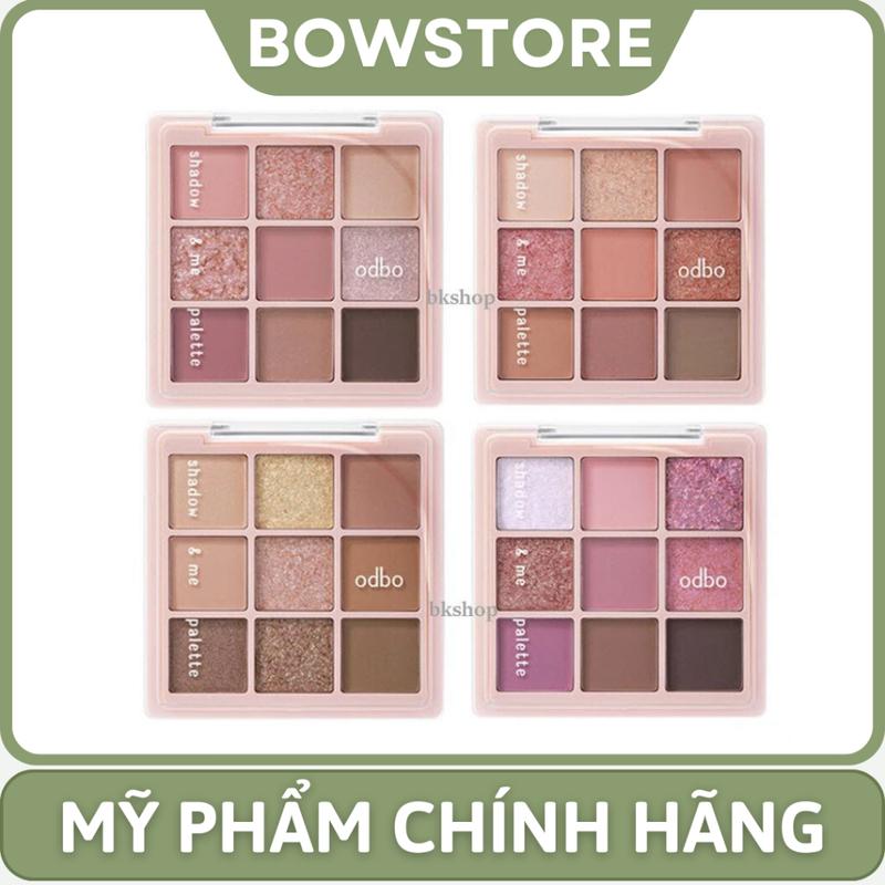   ODBO  Bảng Phấn Mắt Odbo 9 Ô Shadow Me Vỏ Hồng Palette Odbo ô Mịn Lì Bám Tốt Thái Lan Trang Điểm Eyeshadow Mỹ Phẩm odbo  shadow 03 Nữ Cosmetic Nữ Cosmetic bảng  mắt đào màu Women 