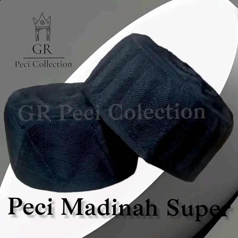 SPESIAL PECI KOPIAH MADINAH SUPER AL MADINAH AL MADANI TERLARIS Putih Tebal Muslim Tebal Muslim Pria Dewasa 2