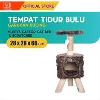 Gambar M-PETS Castor Cat Bed & Scratcher / Tempat Tidur Garukan Kucing dari M-Pets Volk Pets Indonesia Kota Tangerang 3 Tokopedia