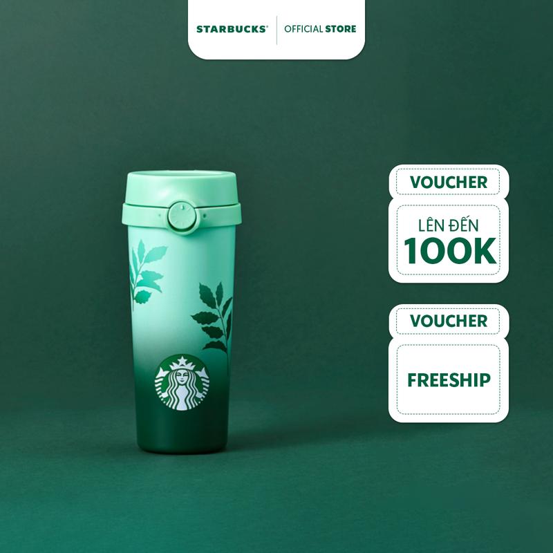 Bình Starbucks 16Oz (473ml) Stainless Steel NEW GRNS GRADT SIREN