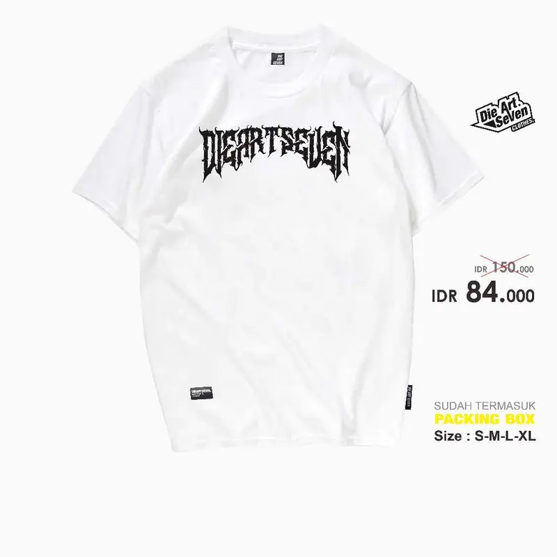 Dieartseven - Kaos Distro Pria T shirt 0