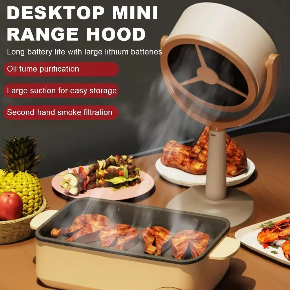 Portable Range Hood Smoke Purifier Smoke Filter Portable Smoke Purifier For Home Hot Pot