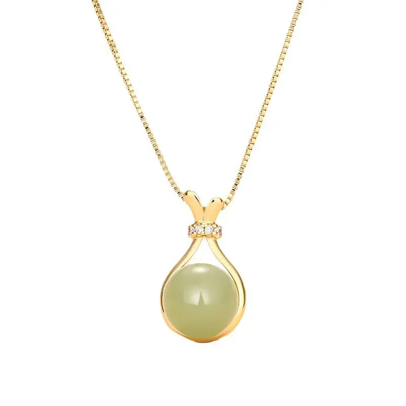 Blessing bag Necklace women light luxury nicheall-match temperament clavicle chain