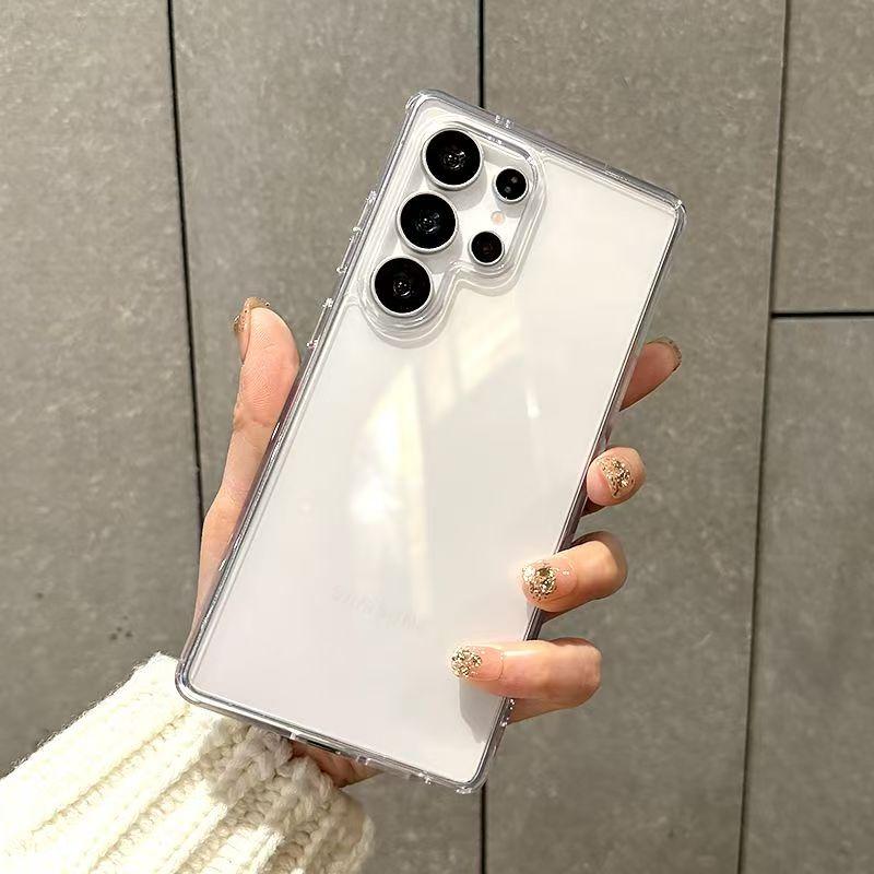 เคสใส, เคสแข็ง, กันกระแทก, เข้ากันได้กับ Samsung A56 5G, A55 5G, S25 Ultra, S24 Ultra, A36, A16, A06