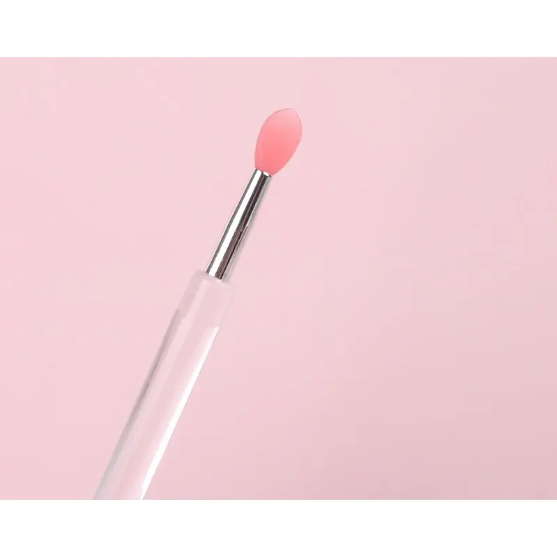 Cọ Tô Son Môi Bằng Silicon Trong Suốt