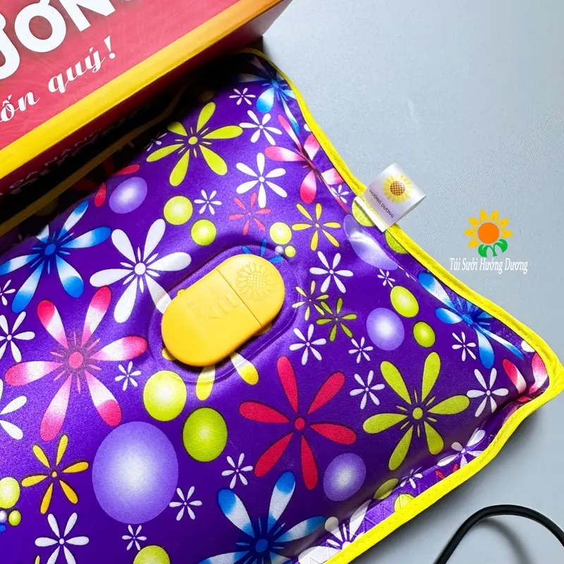Túi chườm đa năng, túi sưởi Hướng Dương CỠ TRUNG 24*33cm hàng Việt Nam chất lượng sưởi ấm, chườm nóng giảm đau cắm sạc 10-15 phút giữ ấm vài giờ Máy Sưởi 2
