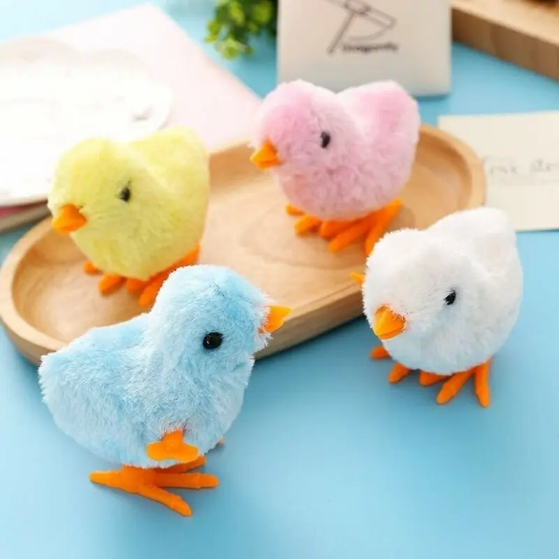 Combo 5 chú gà con biết nhảy đồ chơi ( vặn cót ) 5