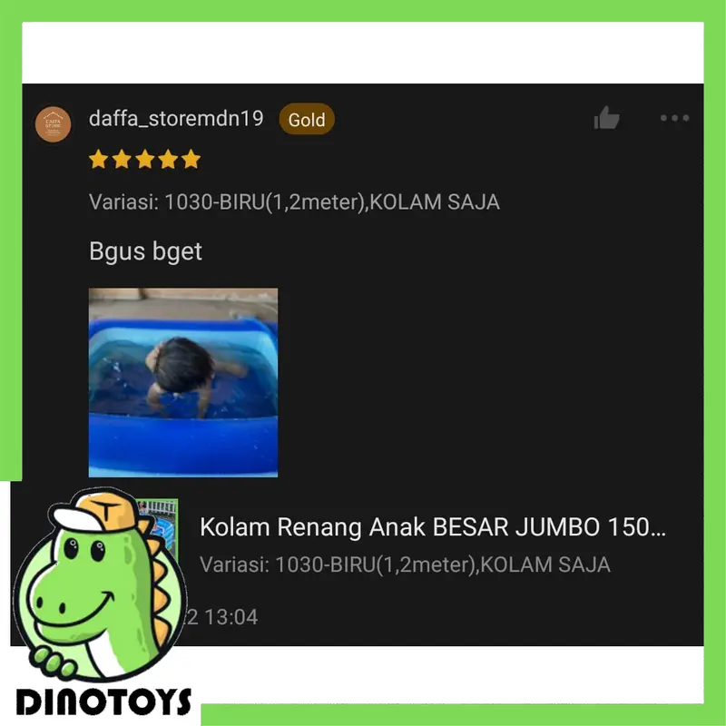 Dinotoys INTEX Kolam Mandi Bayi Ukuran 61x22 Cm Motif Beruang dan Pelangi Dengan Dasar Kolam Bergelembung Cocok Untuk Bayi Baru lahir Balita Cewek Cowok 8