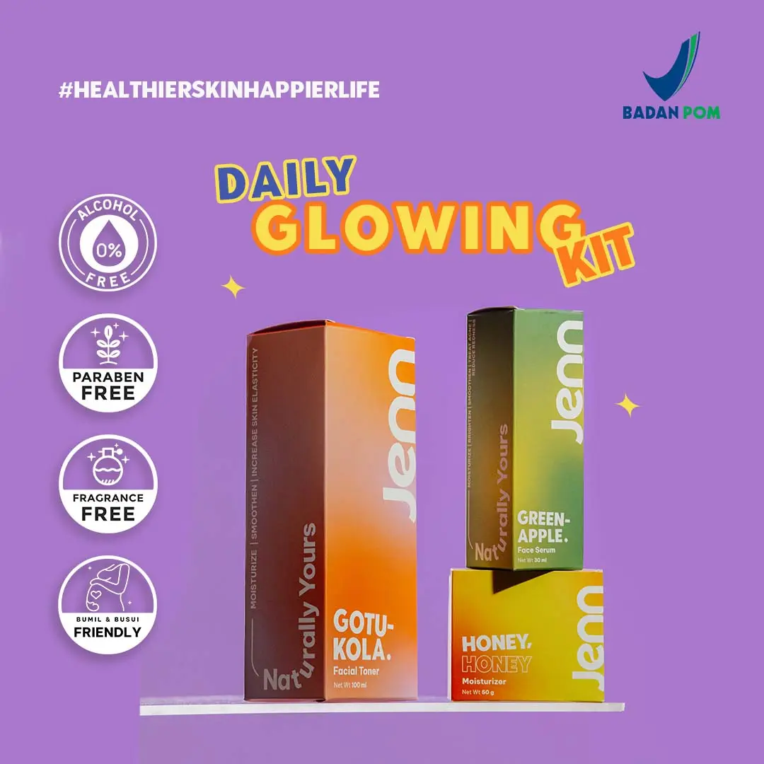 Daily Glowing Kit Skincare by Jennskin Naturals