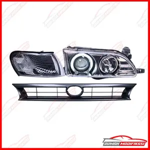HEAD LAMP - TOYOTA GREAT COROLLA 1992-1996 - CHROME - EAGLEEYES