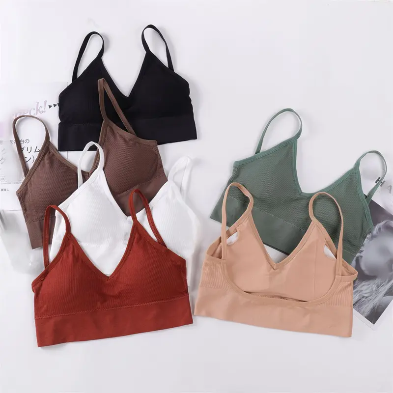 Áo Ngực Liền Mạch, Cỡ Lớn, Thiết Kế Lưng Chữ U, Dây Đai Nịt Sợi, Áo Ống Đế Ngắn, Hở Lưng, Cúp Tam Giác Gợi Cảm, Không Dây Hình Chữ U, Đồ Lót, Hàng Mới Về 7