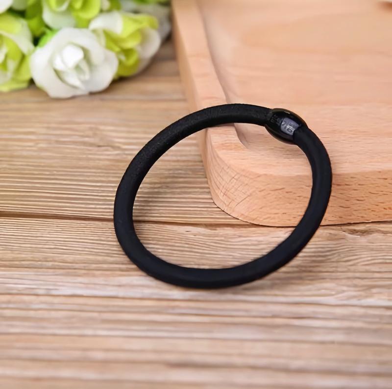 Dây Cột Tóc Đen Co Dãn Xinh 1
