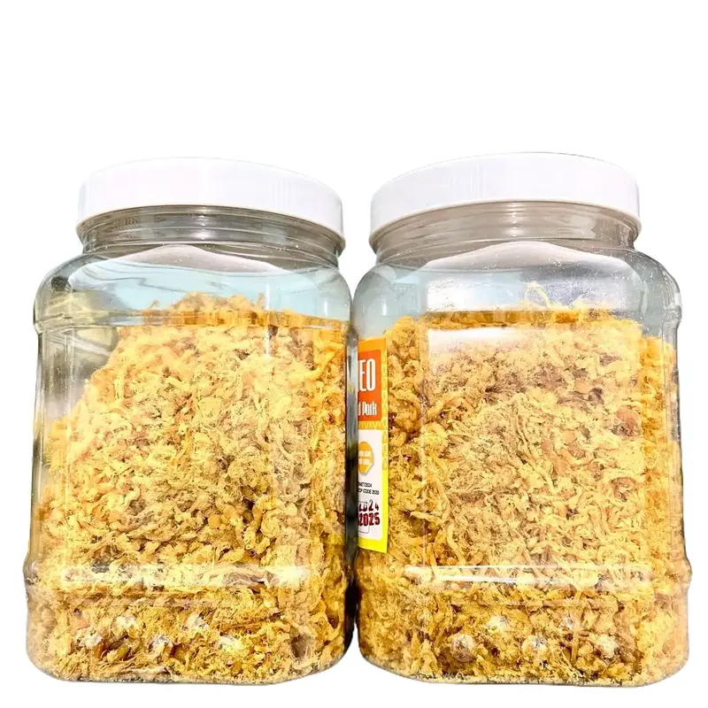 Combo 2 hủ chà bông heo (1kg cả hủ) ruốc heo thơm ngon sợi tơ