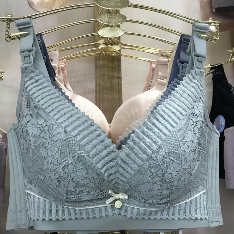 Hi Mia's Shop | Wireless Nursing Bra for Pregnancy Nursing Thin Underwear Postpartum Feeding Bra Breathable Push up and Anti-Sagging 2