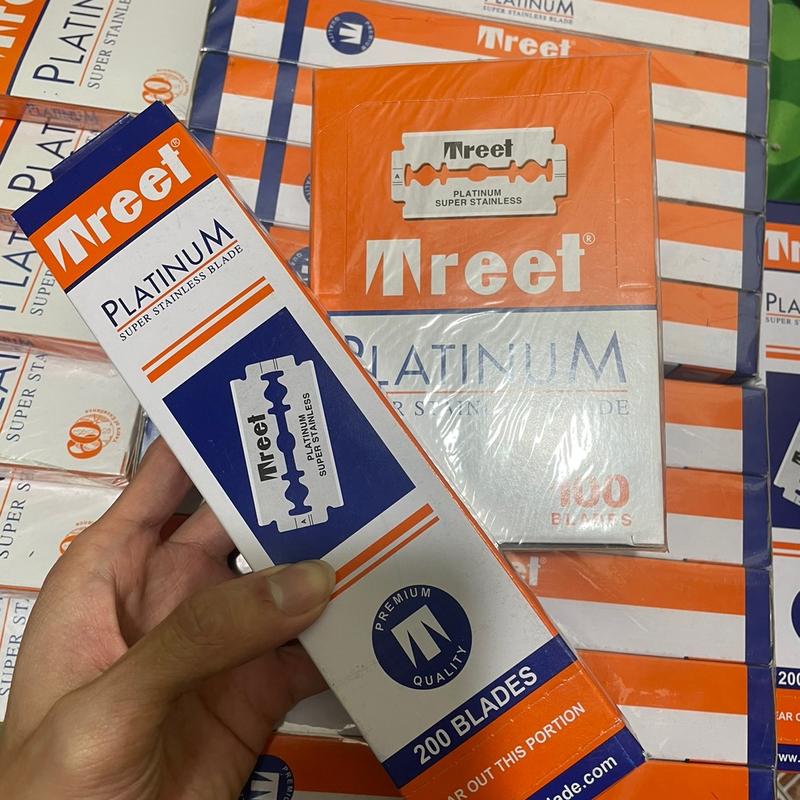 Dao Lam Treet Cam hộp 200 lưỡi và 100 lưỡi Cạo Râu cao