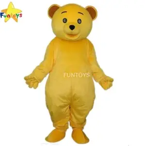 Kostum badut beruang kuning