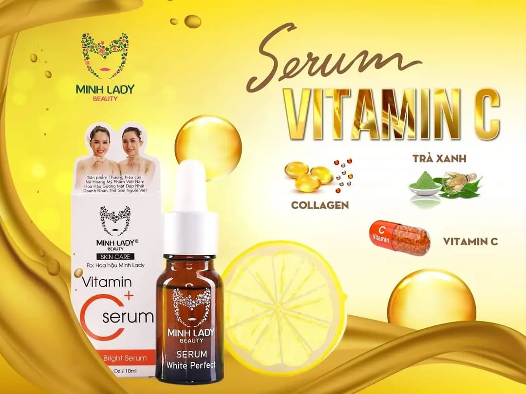 SERUM VITAMIN C MINH LADY BEAUTY Làm Đẹp Da Skincare tại nhà