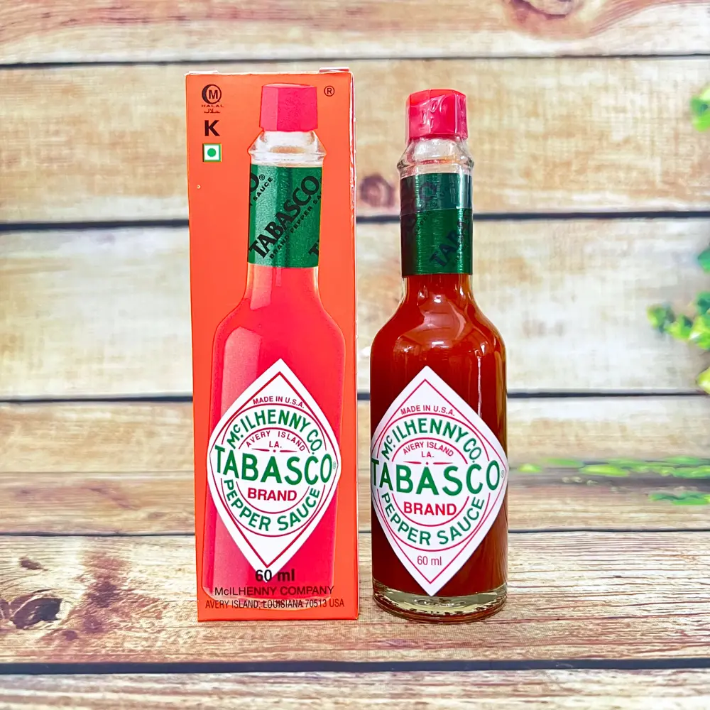 Sốt ớt TABASCO chai thủy tinh 60ML | Dùng ăn pizza, pasta