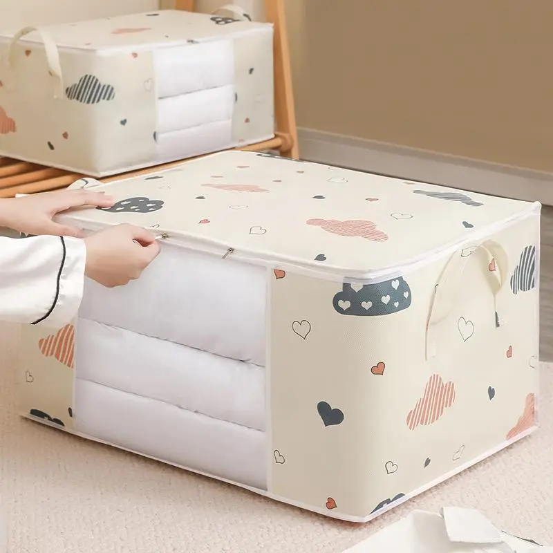 Túi Đựng Quần Áo Chăn Bông, Dung Tích Lớn, Túi Phân Loại Chăn Bông Chăn Bông, Chống Bụi, Thích Hợp Cho Tủ Quần Áo Và Đựng Đồ Dưới Gầm Giường, Hộp Sắp Xếp Chống Ẩm 4