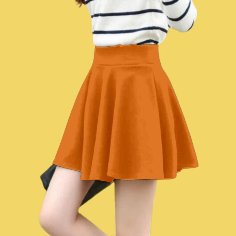 rok pendek/rok pendek wanita/rok senam pendek/rok wanita terbaru/rok korea Formal Panjang Scuba Variasi Santai Mini 2