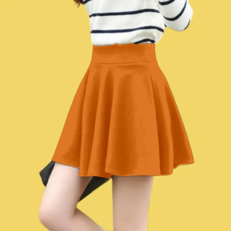 rok pendek/rok pendek wanita/rok senam pendek/rok wanita terbaru/rok korea Formal Panjang Scuba Variasi Santai Mini 1