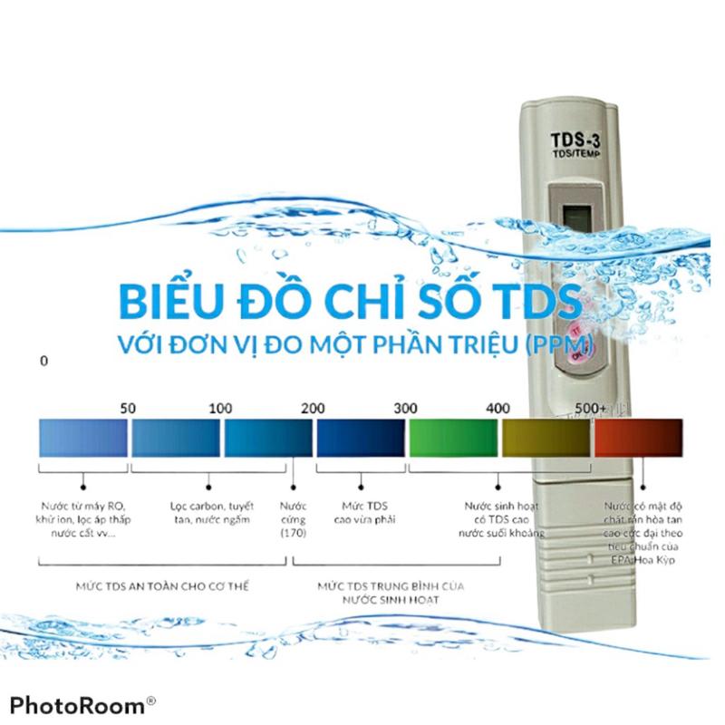  Bút thử nước sạch TDS-3 máy đo kiểm tra nước sạch chính xác nhanh gọn 