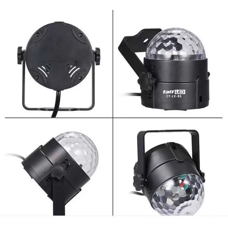 Lampu Disco Putar Lampu Disco RGB Merek TaffLED Cocok Untuk Acara Pesta, Pertemuan, Arisan, Dan Lain-Lainnya 1