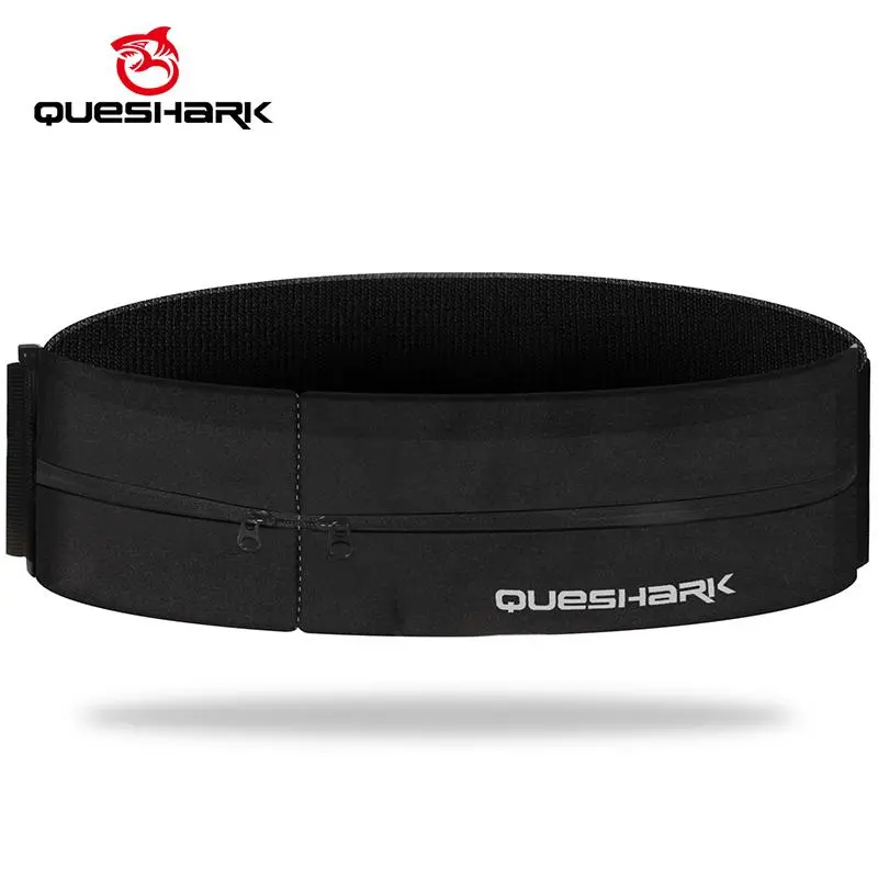 Double Zipper Pocket Sports Waist Bag, Sweatproof Marathon Running Belt Bag, Outdoor Yoga Multi-use Phone Pouch Waist Wallet