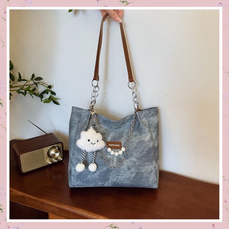 Product Introduction of ( TẶNG CHAMRM) Túi xách nữ công sở túi đeo vai thời trang da loang K242 Tote Chữ Nhật Bag 7