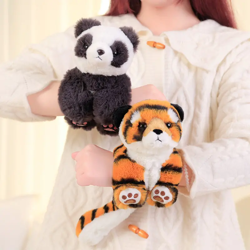 Đồ Chơi Nhồi Bông Động Vật Nhỏ Dễ Thương, Búp Bê Gấu Trúc, Vòng Pop, Sở Thú, Quà Lưu Niệm, Phụ Kiện Cổ Tay, Quà Tặng Trẻ Em