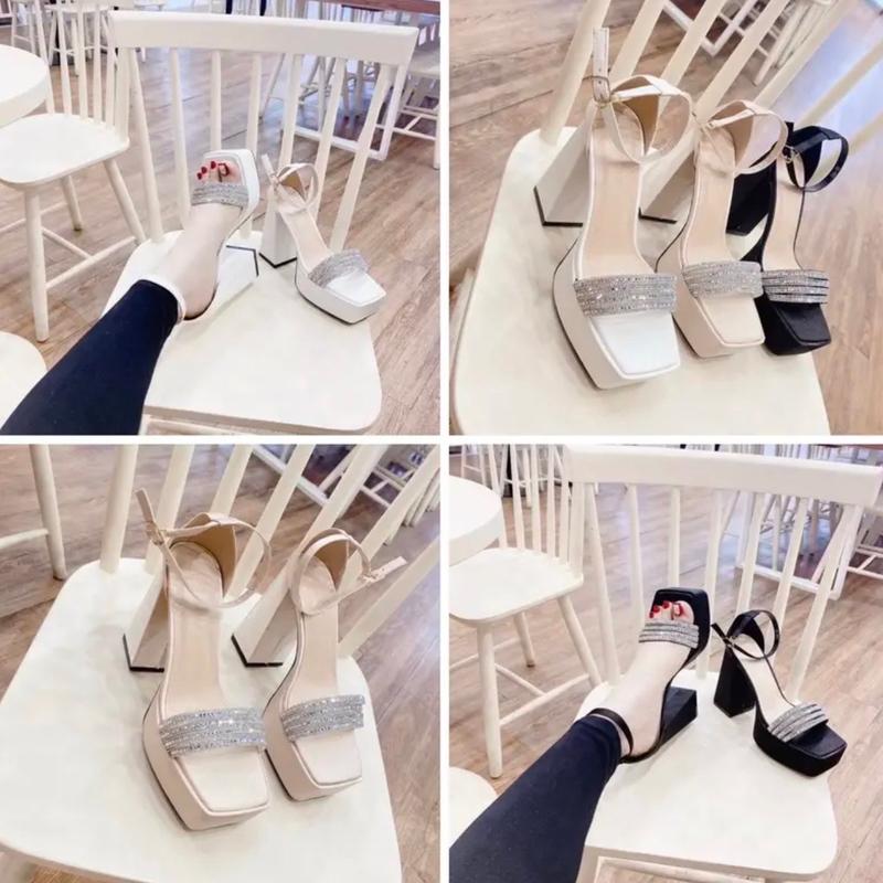 Sandal đá 4 quai 12 phân lùi 1 size Nữ DéP Shoes GiàY