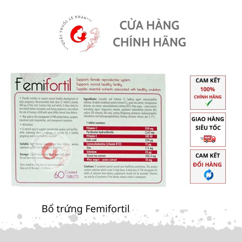 Viên uống Femifortil giúp cải thiện sức khỏe nữ giới 2