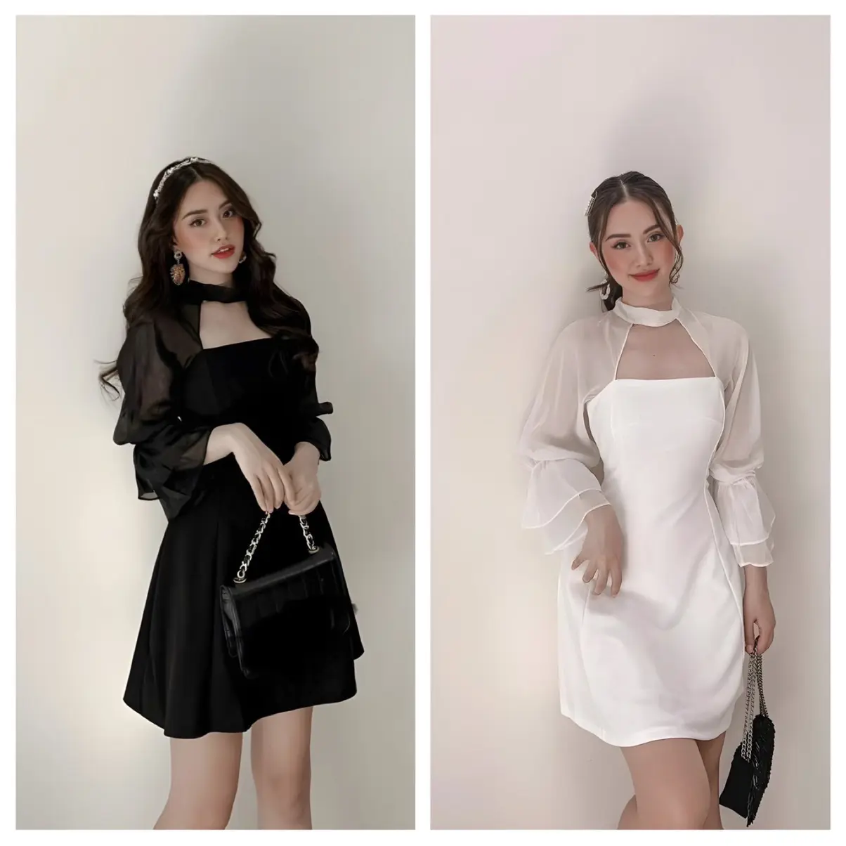 Đầm tay loe SL