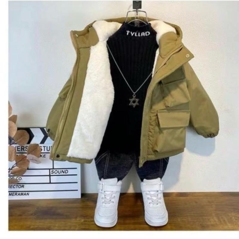 { 15-42kg} Áo khoác GIÓ LÓT LÔNG cho Bé TRai, Gái, Vải Tráng Bạc Cản Gió Chống nước Giữ Ấm Cơ Thể Gile