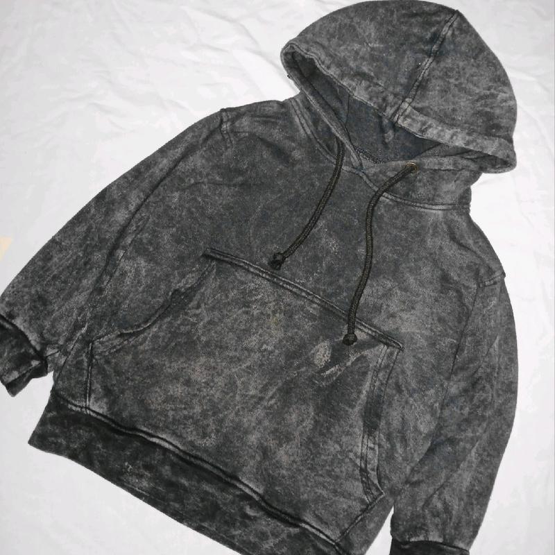 hoodie anak snowblack sweater polos sandwash anak usia 1-6 tahun Katun 0