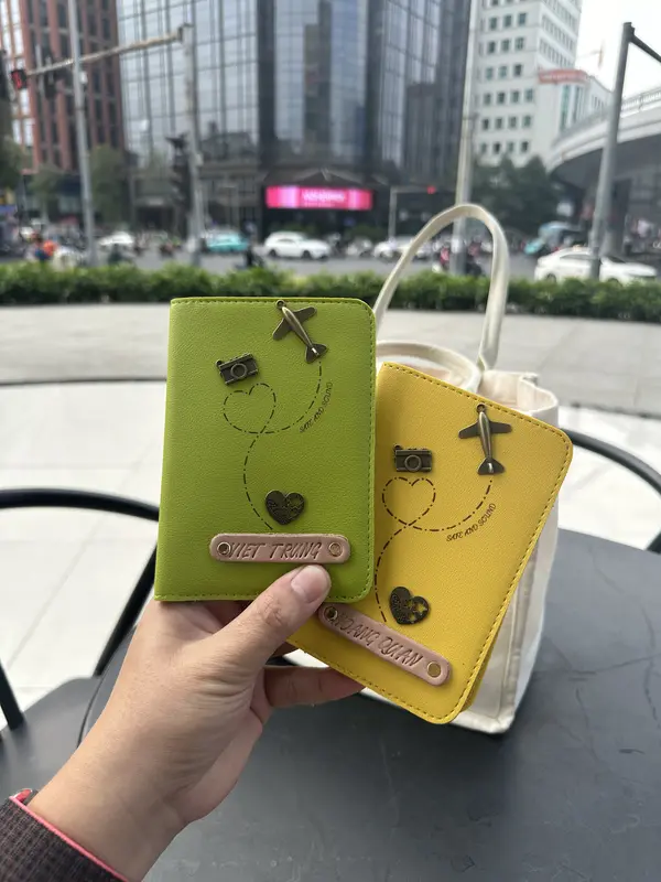 Ví Hộ Chiếu In Khắc Laser Tên , ví hộ chiếu, khắc tên, passportcover, ví đựng hộ chiếu 2