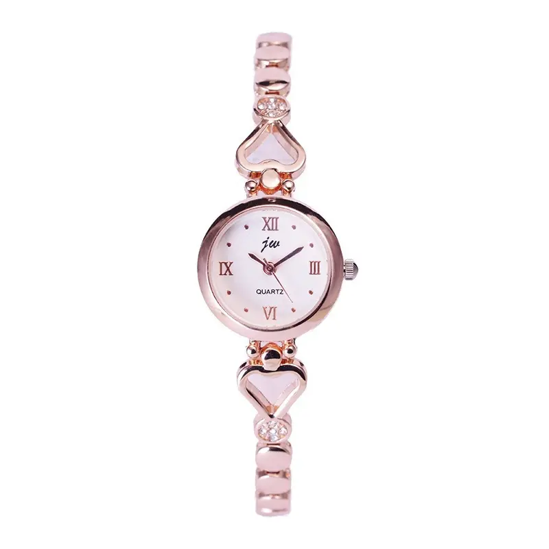 Collia Jam Tangan Wanita Analog Jw Bulat Love Berlian Fashion Korea Square 3