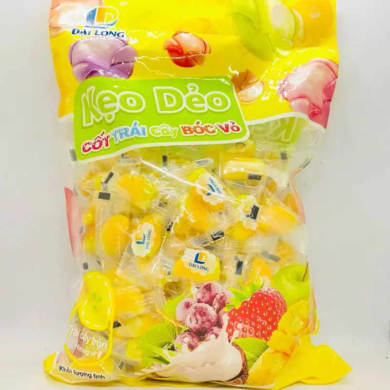 [Gói 1kg] Kẹo dẻo bóc vỏ xoài chín và xoài xanh Đại Long hàng mới về