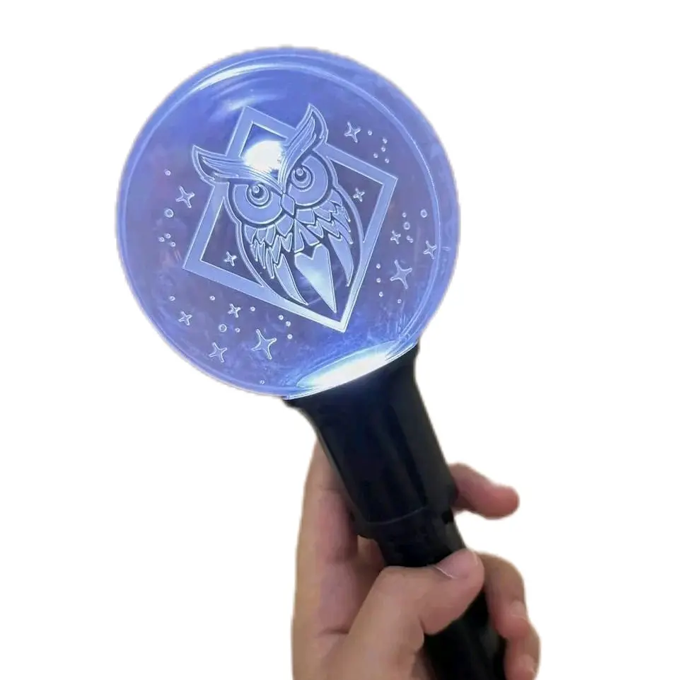 Lightstick Amin Olpbong Park Ahn Nice Park I Min Owl Bong Putih - Ukuran M 12 x 12 cm Free Baterai
