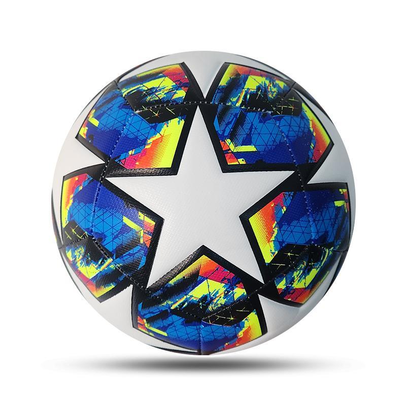 1/2 Sets Soccer Ball Suit, Star Pattern PU Football, Creative Ball Sports Equipment, For Kids And Adults 4